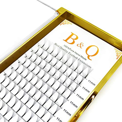 Premade Fans Eyelash Extensions 6D C 0 07 12 Long Stem Premade Volume Eyelash Extensions  07  10 6D Premade Volume Fans 9 18 Volume Lash Extensions C D Pre made Lash Fans 6D C 0 07 12 mm