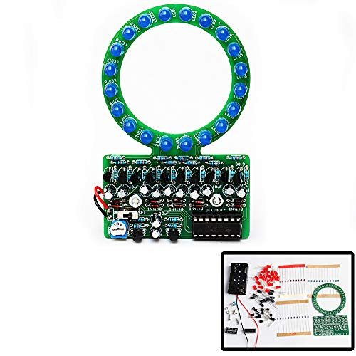 DIY Electronic Kits Projects kit Set Gradient LED Page Loading Circular Symbol Production kit Electronic DIY Parts 4017 NE555 Welding Training