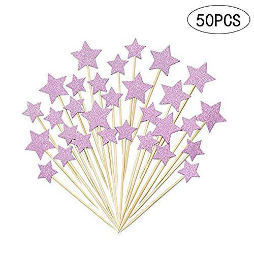 Cupcake Toppers Sundell Purple Glitter Stars Cake Toppers Twinkle Twinkle Little Star Birthday Cupcake Toppers Baby Shower Wedding Party Cake Decorations?50Pcs Cupcake Toppers Sundell Purple Glitter Stars Cake Toppers Twinkle Twinkle Little Star Birthday Cupcake Toppers Baby Shower Wedding Party Cake Decorations?50Pcs