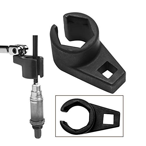 Aynaxcol 3 8 Inch Drive by 7 8 Inch  22 Mm  Offset Oxygen Sensor Socket Universal for Most Oxygen Sensors