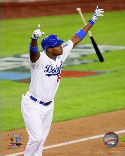 MLB Yasiel Puig Los Angeles Dodgers 2013 NLCS Action Photo 8x10