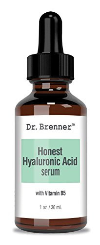 1 oz  Hyaluronic Acid Serum For Skin  Made with 100 Pure Hyaluronic Acid  Plumping  Anti Aging  Hydrating  Moisturizing HA Serum With Vitamin B5 by Dr  Brenner