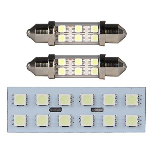 Pilot Automotive ILT-201W-AM White LED Dome Light Kit