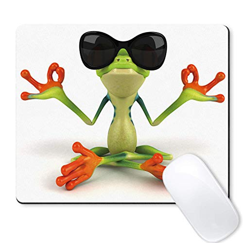 Galdas Mouse Pad Mousepad Non Slip Rubber Gaming Mouse Pad Rectangle Mouse Pads for Computers Laptop  Frog