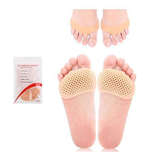 Metatarsal Pads Ball of Foot Cushions for Women and Men Soft Gel Ball of Foot Pads Mortons Neuroma Callus Metatarsal Foot Pain Relief Bunion Forefoot Cushioning Relief