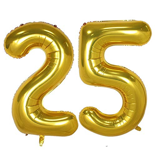 40inch Gold Number Balloon Party Festival Decorations Birthday Anniversary Jumbo foil Helium Balloons Party Supplies use Them as Props for Photos 40inch Gold Number 25 40inch Gold Number Balloon Party Festival Decorations Birthday Anniversary Jumbo foil Helium Balloons Party Supplies use Them as Props for Photos 40inch Gold Number 25