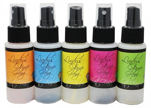 Lindy's Stamp Gang 280600 Flat Fabios 2oz 5/Pkg, Caribbean Cruise