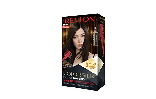 Revlon Colorsilk Buttercream Hair Dye  Brown Black  Pack of 1