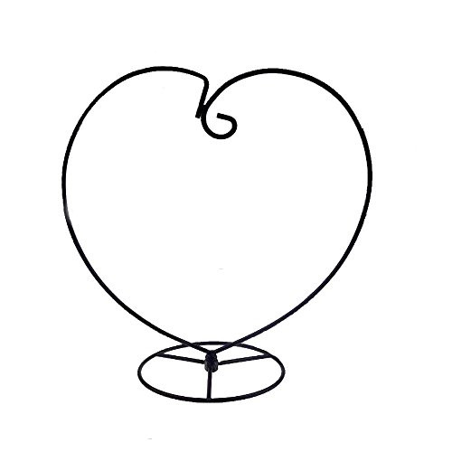 Awesomes Air Plant Stand Flower Pot Stand Holder Iron Pothook Stand for Hanging Glass Terrarium  Heart
