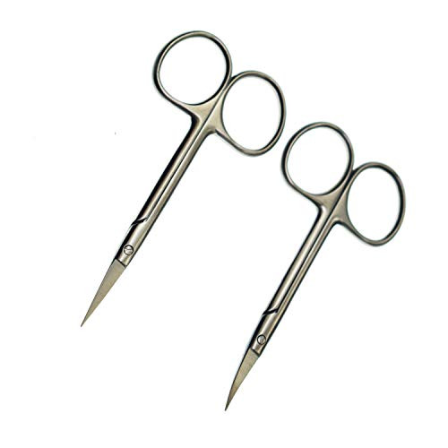 Motanar Cuticle Nail Scissors Stainless Steel Precision Manicure Scissor Extra Pointed Straight Curved Fingernail Scissor Curved Piont Straight Piont Motanar Cuticle Nail Scissors Stainless Steel Precision Manicure Scissor Extra Pointed Straight Curved Fingernail Scissor Curved Piont Straight Piont