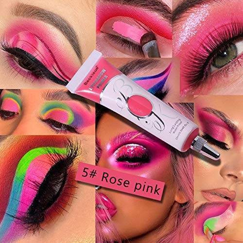BELLESKY Matte Eyeshadow Primer Makeup Waterproof Smudgeproof Eye Primer Base Long lasting Lightweight Eye Shadow Primer Base For Prevent Oily Lids And Crease Rose Pink 15ml BELLESKY Matte Eyeshadow Primer Makeup Waterproof Smudgeproof Eye Primer Base Long lasting Lightweight Eye Shadow Primer Base For Prevent Oily Lids And Crease Rose Pink 15ml