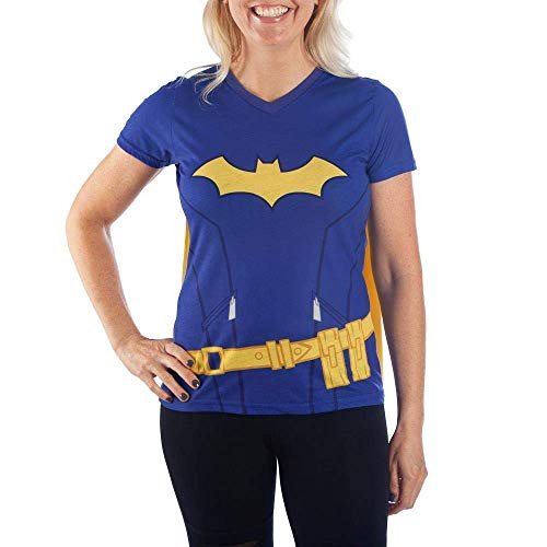 Juniors Batgirl Cape Shirt Batgirl Cosplay DC Batgirl Tshirt   Batgirl Cape Tee Batgirl Shirt Large