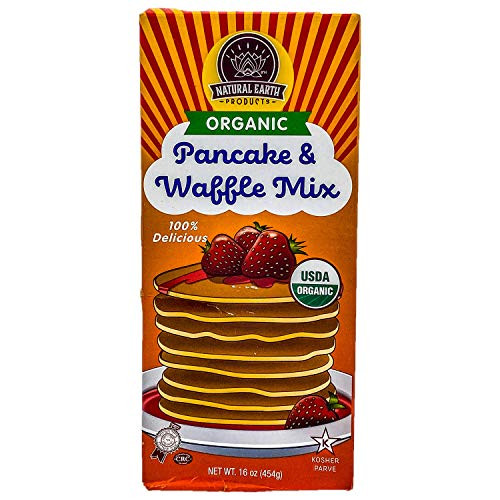 Pancake   Waffle Mix   USDA Organic   Kosher Parve 16 oz  454 g   Single