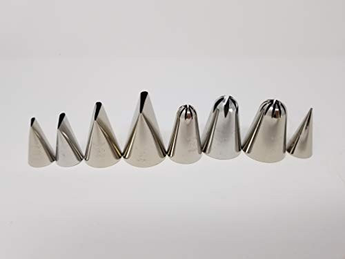Wilton Cake Decorating Icing Piping Tip Set of 8 Wilton Cake Decorating Icing Piping Tip Set of 8