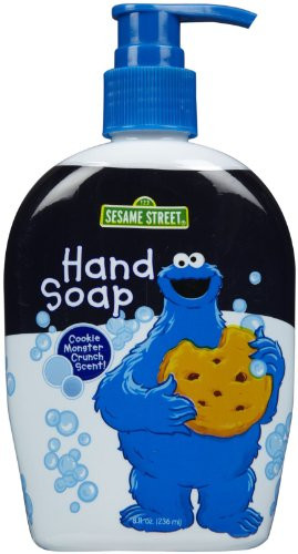 Sesame Street Liquid Soap Cookie Monster Crunch  8 Ounce