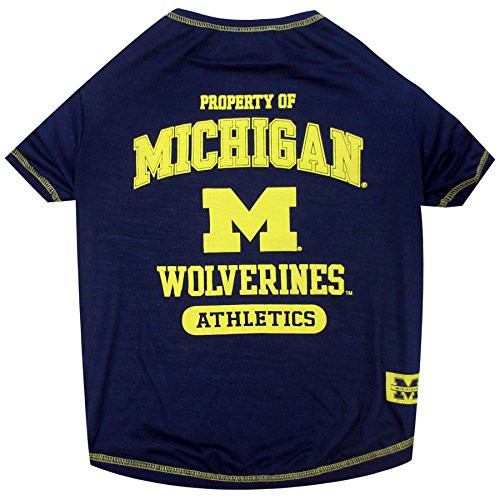 NCAA Michigan Wolverines Dog T Shirt  Large