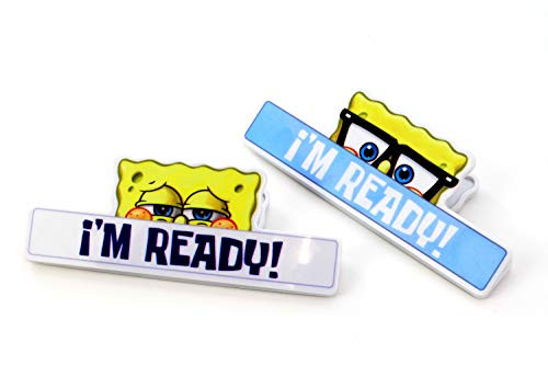 Chip Clip Spongebob Squarepants Clips  Set of 2 6 Inch Clips