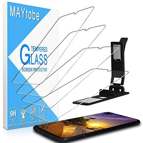 MAYtobe LG G8X ThinQ Screen Protector Tempered Glass For LG G8X ThinQ Screen Protector Easy Installation Tray Anti Scratch Bubble Free 4 Pack MAYtobe LG G8X ThinQ Screen Protector Tempered Glass For LG G8X ThinQ Screen Protector Easy Installation Tray Anti Scratch Bubble Free 4 Pack