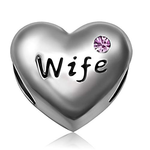 JMQJewelry Girstmas Gifts Charms for Bracelets Wife June Purple Birthstone Women Jewelry JMQJewelry Girstmas Gifts Charms for Bracelets Wife June Purple Birthstone Women Jewelry