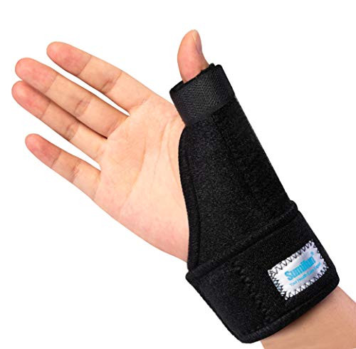 Sumifun Thumb Splint  Thumb Spica Wrist Brace with CMC Splint Support for Arthritis  Tendonitis Carpal Tunnel Pain Relief  Reversible  Right
