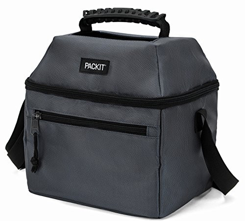 PackIt Freezable 9 Can Skylight Cooler, Charcoal