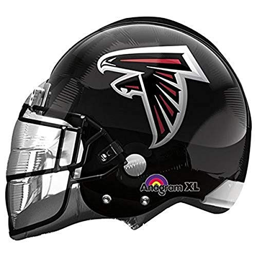 Anagram NFL Atlanta Falcons Football Helmet Foil Balloon  21   Multicolored Anagram NFL Atlanta Falcons Football Helmet Foil Balloon  21   Multicolored