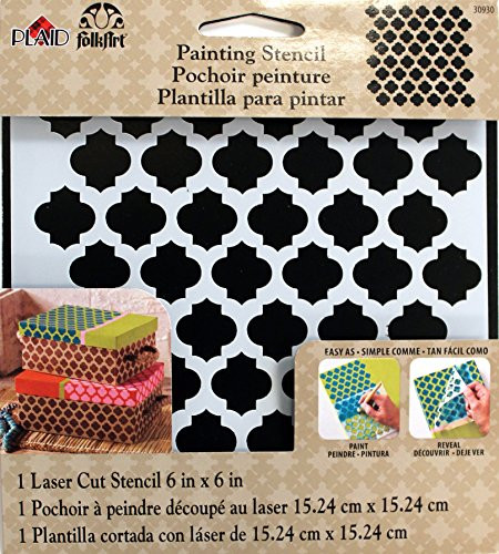 FolkArt Small Painting Stencil  Casablanca