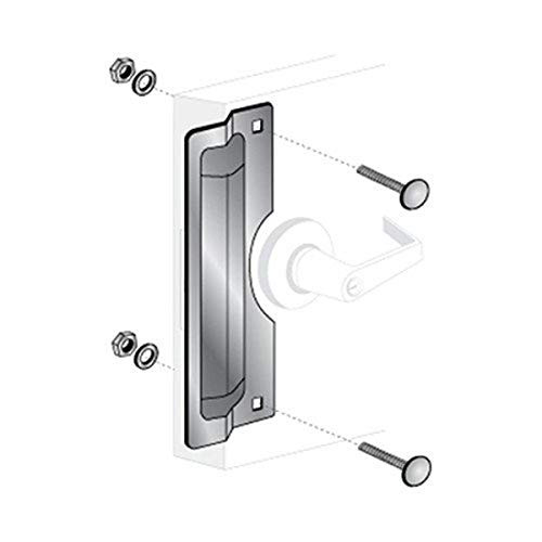 Pro Lok 11  Center Rose Latch Protector  Antique Brass Finish