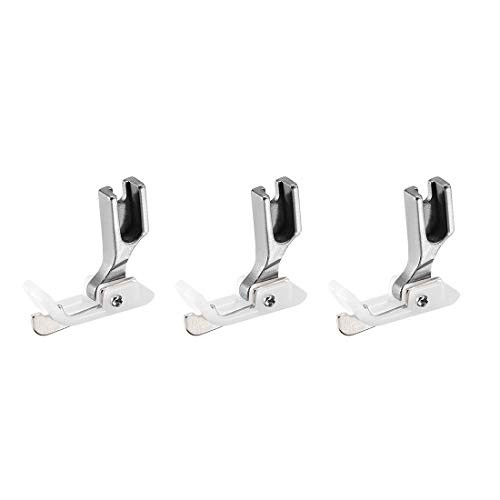 uxcell SP 18 Industrial Sewing Machine Hinged Presser Foot with Right Guide 1 8 3mm White 3pcs uxcell SP 18 Industrial Sewing Machine Hinged Presser Foot with Right Guide 1 8 3mm White 3pcs