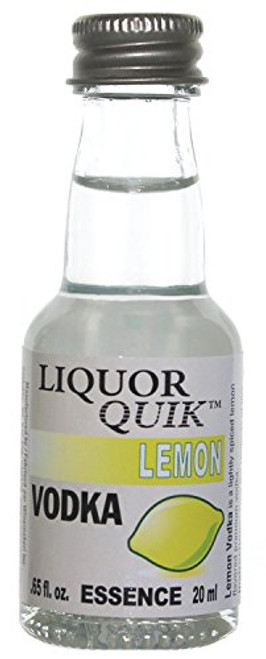 Liquor Quik Natural Vodka Essence 20 mL Lemon Vodka Liquor Quik Natural Vodka Essence 20 mL Lemon Vodka