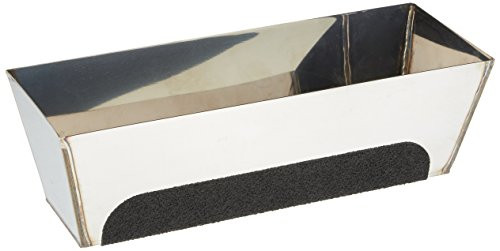 Kraft Tool DW720 EZ-Grip Stainless Steel Mud Pan, 10-Inch