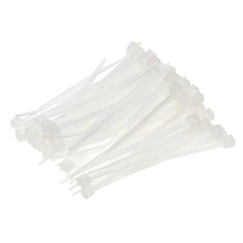 uxcell Cable Zip Ties 60mmx2 5mm Self Locking Nylon Tie Wraps White 700pcs