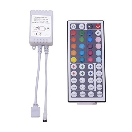 Othmro DC 12V IR Remote Controller 44 Keys Mini Wireless Dimmer Control for 5050 3528 RGB LED Light Strip 1PCS