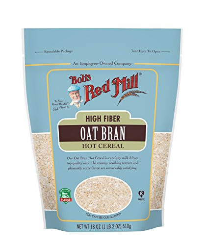 Bob s Red Mill Resealable Oat Bran Hot Cereal 18 Ounce