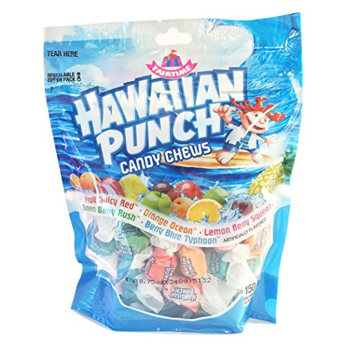 Hawaiian Punch Candy Chews Stand Up Bag 8 75 oz