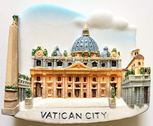 St  Peter s Basilica Vatican City Rome Italy Resin 3D fridge Refrigerator Thai Magnet Hand Made Craft  by Thai MCnets
