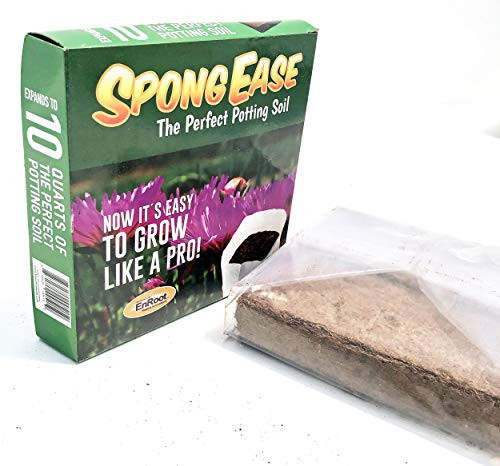 SPONEASE SEC10QT Compressed Coir Block for Potting Soil