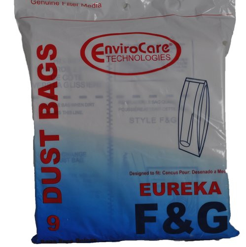 EUREKA Style F   G Vacuum Bags  9 Per Pack