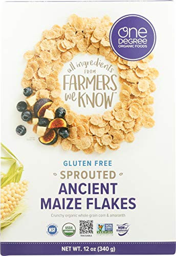 One Degree Cereal Ancient Maize Flake  12 oz