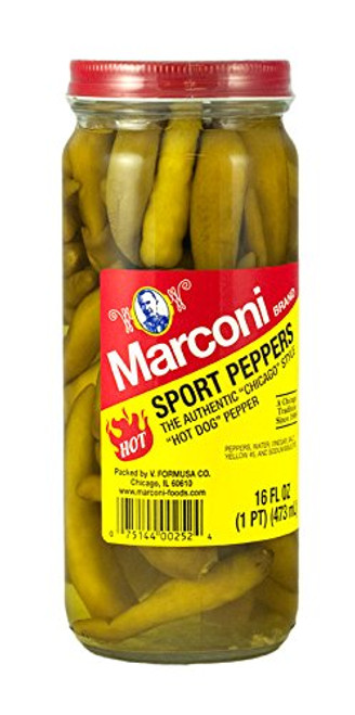 Marconi  Hot Sport Peppers  16 oz