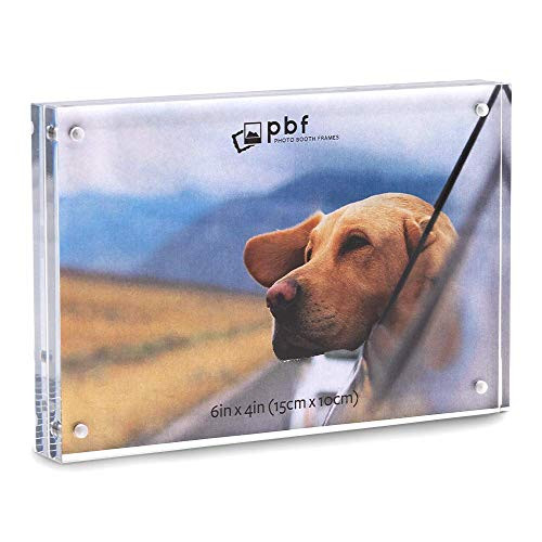 Photo Booth Frames   Thick Picture Frame 6x4 Clear Acrylic Frame