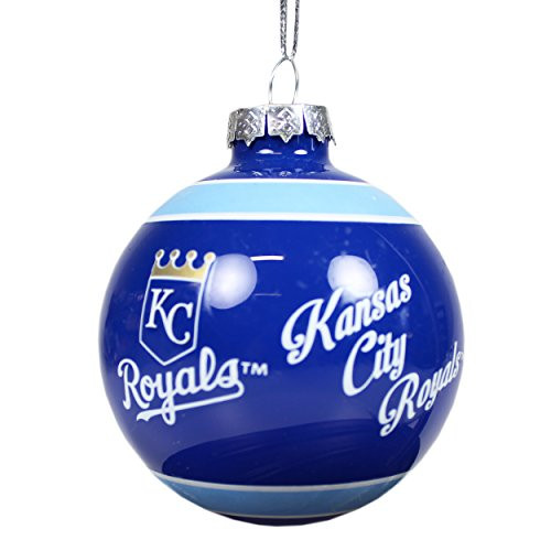 FOCO MLB Kansas City Royals  2016 Edition  Glass Ball Ornament