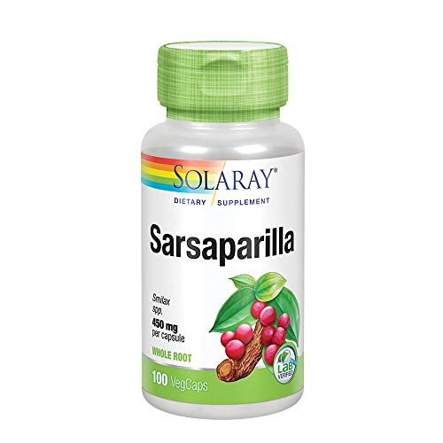 Sarsaparilla Root  Veg Cap  Btl Plastic  450mg 100ct