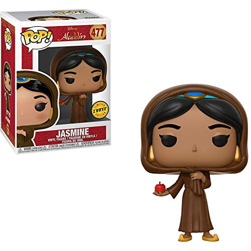 Funko Jasmine (Chase Edition): Aladdin x POP! Disney Vinyl Figure & 1 PET Plastic Graphical Protector Bundle [#477 / 35754 - B]