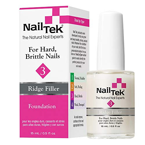 Nail Tek Foundation 3 Ridge Filling Strengthening Base Coat for Hard and Brittle Nails 0 5 oz 1 Pack Nail Tek Foundation 3 Ridge Filling Strengthening Base Coat for Hard and Brittle Nails 0 5 oz 1 Pack