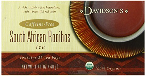 Davidson's Tea South African Rooibos, 25-Count Tea Bags (Pack of 6)