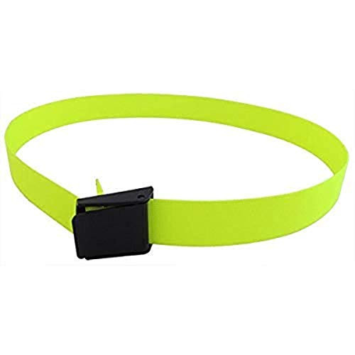Scuba Choice Scuba Diving 60  Long 2  Webbing Weight Belt with Plastic Buckle  Yellow