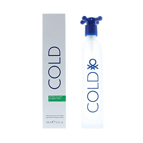 Cold By United Colors Of Benetton For Men  Eau De Toilette Spray 3 3 Ounce