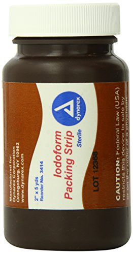 Dynarex Packing Strip Iodoform  Sterile  2 Inches X 5 Yard