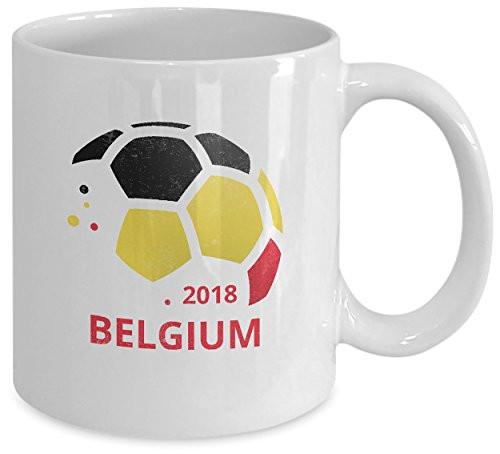 Belgian Soccer Fan Coffee Mug 11oz White Ceramic Tea Cup Belgian Soccer Fan Coffee Mug 11oz White Ceramic Tea Cup